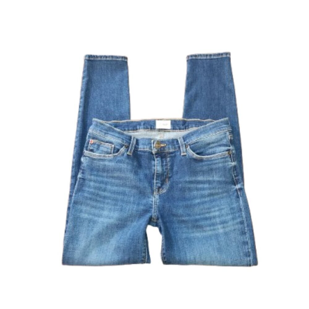 HUDSON Stonewashed Denim Mid-Rise Krista Super Skinny Jeans  Size: 28